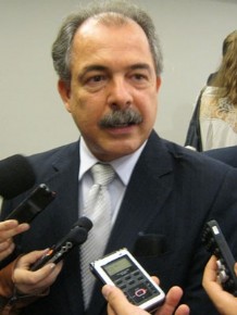O ministro da educao Aloizio Mercadante (Foto: Paulo Guilherme/G1)